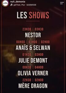 Les shows
